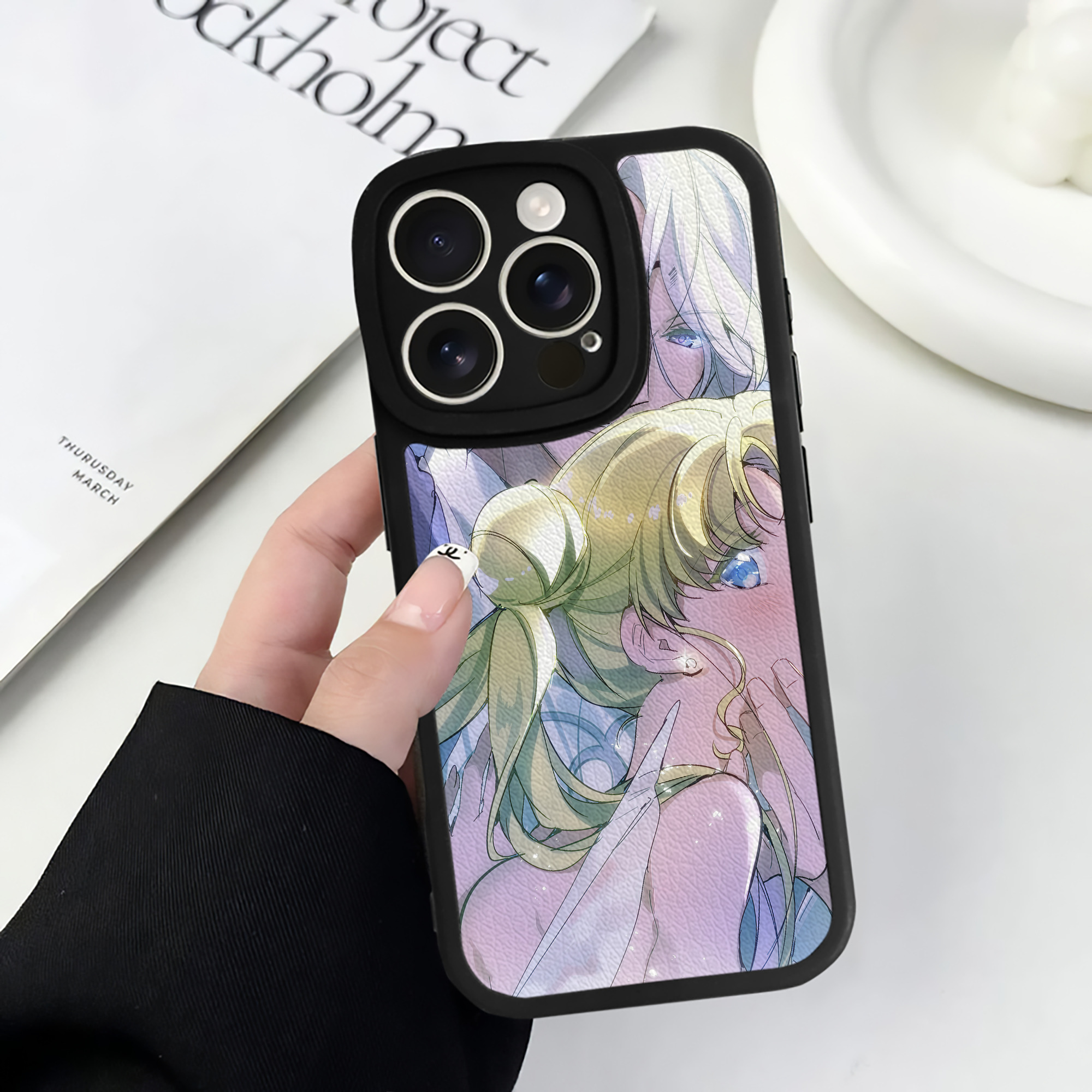 （画像用） 美少女戦士セーラームーン Sailor Moon 【iPhone 16シリーズ対応】シリコンスマホケース（レザー調） 材質：シリコン